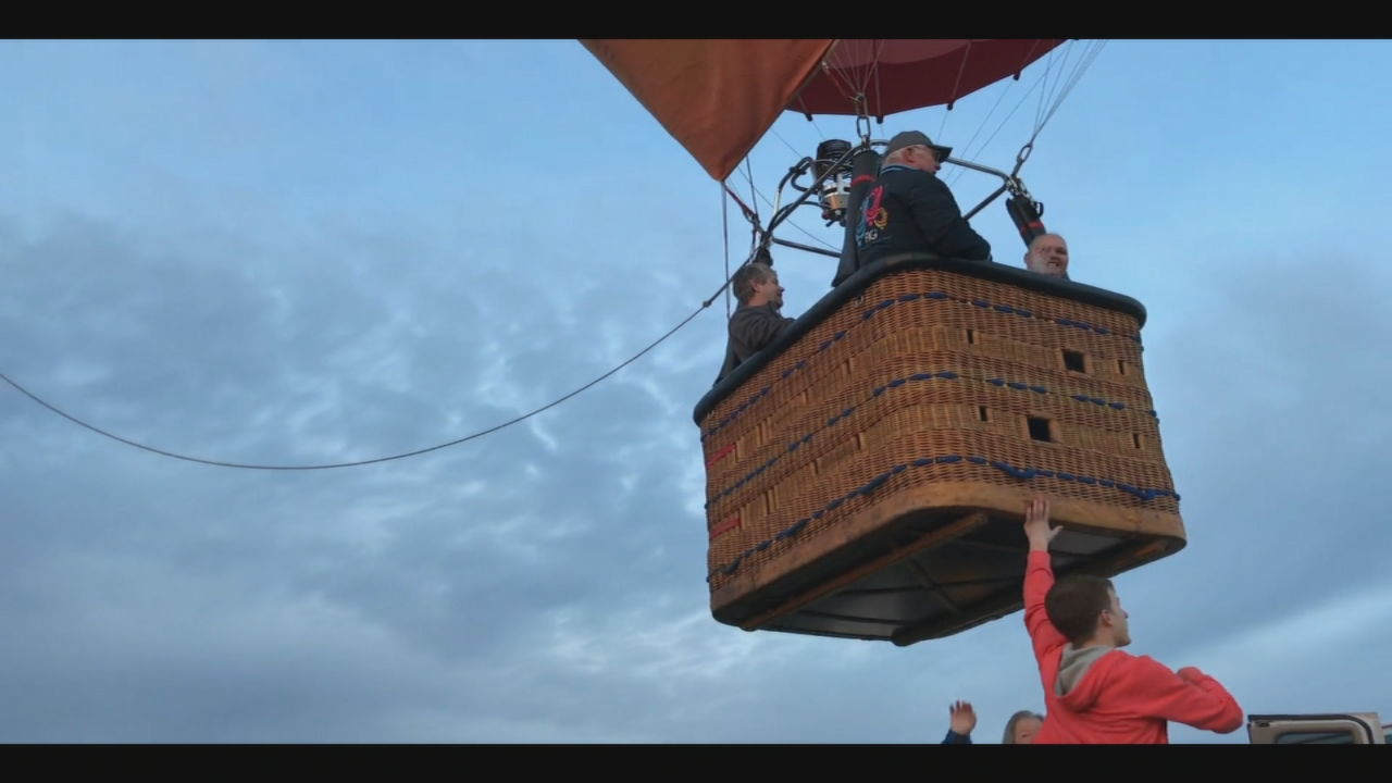 Tina Lanham hot air balloon takeoff 1